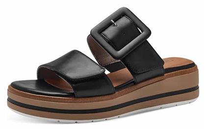 Jana Γυναικεία Σανδάλια Flatforms σε Μαύρο Χρώμα