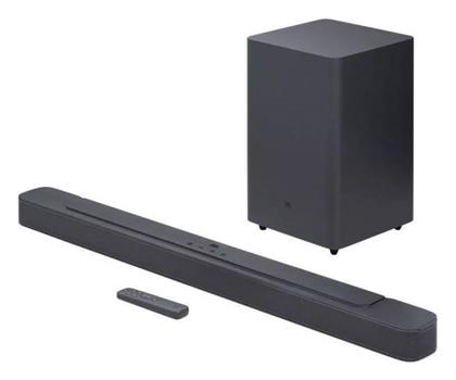 JBL Bar 2.1 MKII Deep Bass Soundbar 300W 2.1 με Ασύρματο Subwoofer και Τηλεχειριστήριο Μαύρο