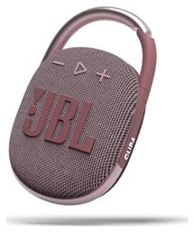 JBL Clip 4 Αδιάβροχο Ηχείο Bluetooth 5W με Διάρκεια Μπαταρίας έως 10 ώρες Ροζ από το Designdrops