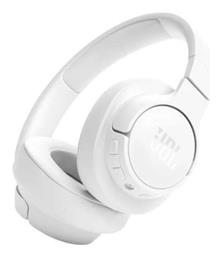 JBL Tune 720BT Ασύρματα / Ενσύρματα Over Ear Ακουστικά με 76 ώρες Λειτουργίας Λευκά JBLT720BTWHT