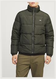 JJ Rebel Μπουφάν Puffer Dark Green