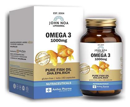 John Noa Liposomal Omega 3 Ιχθυέλαιο 1000mg 60 κάψουλες