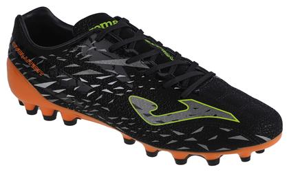 Joma Evolution Cup 2301 AG Χαμηλά Ποδοσφαιρικά Παπούτσια με Τάπες Μαύρα