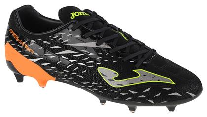 Joma Evolution Cup FG Χαμηλά Ποδοσφαιρικά Παπούτσια με Τάπες Μαύρα