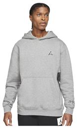 Jordan Essentials Ανδρικό Φούτερ με Κουκούλα και Τσέπες Heather Grey