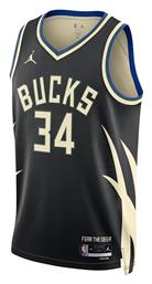 Jordan NBA Swingman Giannis Antetokounmpo Milwaukee Bucks City Edition Ανδρική Φανέλα Εμφάνισης Μπάσκετ από το Zakcret Sports