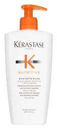 Kérastase Nutritive Bain Satin Riche Σαμπουάν Αναδόμησης/Θρέψης & Ενυδάτωσης 500ml