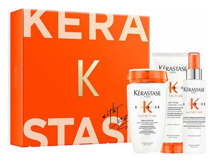 Kérastase Nutritive - Limited Edition Σετ Περιποίησης Μαλλιών με Σαμπουάν, Conditioner και Θερμοπροστασία 3τμχ