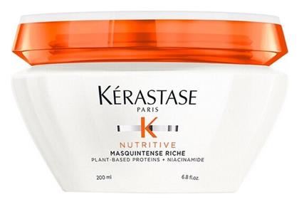 Kérastase Nutritive Μάσκα Μαλλιών Masquitense Riche για Ενυδάτωση 200ml