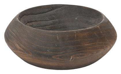 Kaemingk Διακοσμητικό Μπωλ Ξύλινο Καφέ 30x30cm