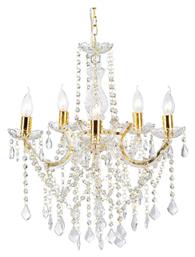 Kaemingk Πολυέλαιος με Κρύσταλλα Χρυσός 484214