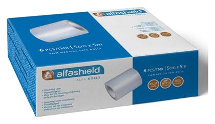 Karabinis Medical AlfaShield Alfa Rolls Διάφανη Επιδεσμική Ταινία 5cm x 5m από το Pharm24