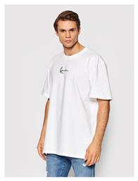 Karl Kani T-Shirt Small Signature 6060585 Λευκό Regular Fit