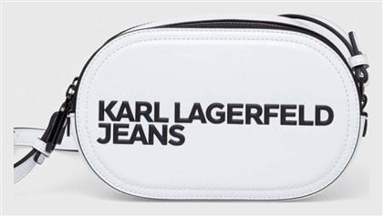 Karl Lagerfeld Karl Γυναικεία Τσάντα Χιαστί Λευκή από το ProjectShops