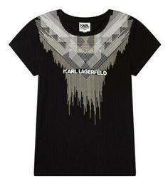 Karl Lagerfeld Παιδικό T-shirt Μαύρο