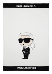 Karl Lagerfeld Πετσέτα Θαλάσσης Λευκή 180x110εκ.