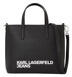 Karl Lagerfeld W Essential Logo Γυναικεία Τσάντα Tote Χειρός Μαύρη από το ProjectShops