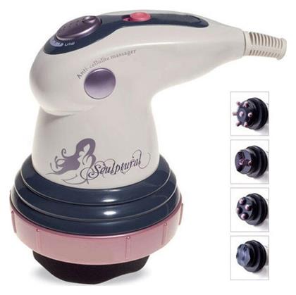 Kemei Συσκευή Μασάζ για το Σώμα κατά της Κυτταρίτιδας με Δόνηση και Υπέρυθρες Λευκή