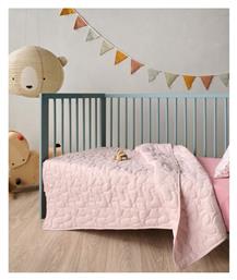 Kentia Σετ Βρεφικό Κουβερλί από Πολυεστέρα Pink 110x140cm