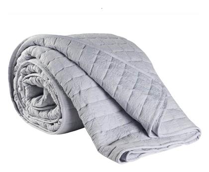 Kentia Vegas Κουβερλί Ημίδιπλο από Πολυεστέρα Grey 180x240cm