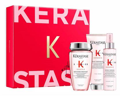 Kerastase Genesis - Limited Edition Σετ Περιποίησης Μαλλιών κατά της Τριχόπτωσης με Σαμπουάν, Conditioner και Θερμοπροστασία 3τμχ