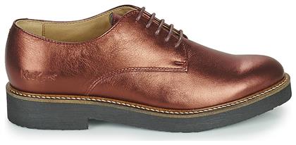 Kickers Oxfork Δερμάτινα Ανατομικά Παπούτσια Violet