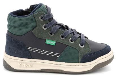 Kickers Παιδικά Sneakers High για Αγόρι Πράσινα