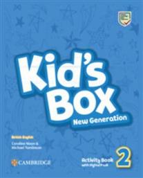 Kid's Box New Generation 2, Activity Book With Digital Pack