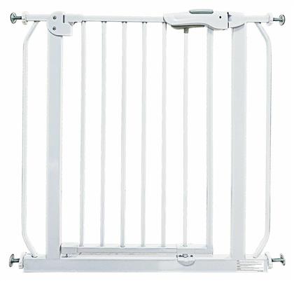 Kikka Boo All Safe Πτυσσόμενη Προστατευτική Πόρτα από Μέταλλο σε Λευκό Χρώμα 85x85x79εκ.
