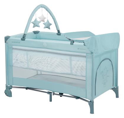 Kikka Boo So Gifted Plus Παρκοκρέβατο 2 Επιπέδων με Αλλαξιέρα & Στρώμα Πράσινο 65x125cm