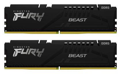 Kingston Fury Beast 16GB DDR5 με 2 Modules (2x8GB)