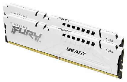 Kingston Fury Beast 32GB DDR5 RAM με 2 Modules (2x16GB) και Ταχύτητα 5600 για Desktop