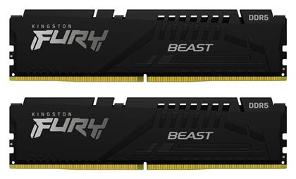 Kingston Fury Beast 32GB DDR5 RAM με Ταχύτητα 5200 για Desktop