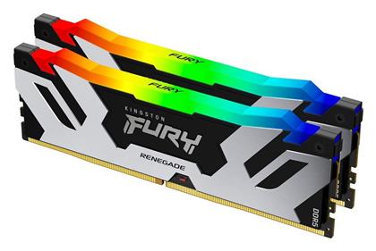 Kingston Fury Renegade RGB 48GB DDR5 RAM με 2 Modules (2x24GB) και Ταχύτητα 6400 για Desktop