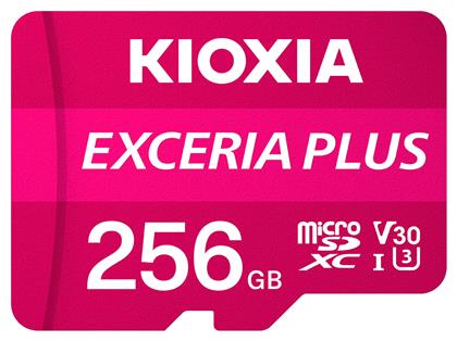 Kioxia Exceria Plus microSDXC 256GB Class 10 U3 V30 A1 UHS-I