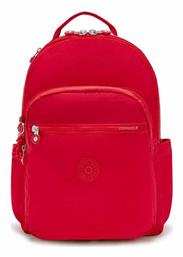 Kipling Seoul Υφασμάτινο Σακίδιο Πλάτης Κόκκινο από το Designdrops