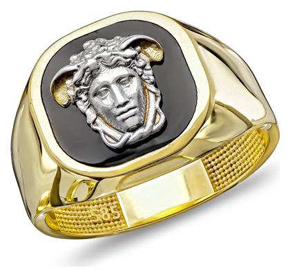 Kiriakos Gofas Ανδρικό Δαχτυλίδι Χρυσό 14Κ