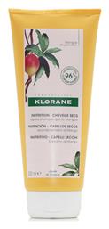 Klorane Mango Conditioner Αναδόμησης/Θρέψης για Όλους τους Τύπους Μαλλιών με Βούτυρο Μάνγκο για Θρέψη & Ελαστικότητα 200ml