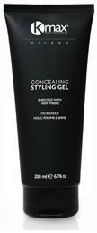 Kmax Milano Concealing Styling Dark Brown Gel Μαλλιών με Χρώμα για Γκρίζα Μαλλιά 200ml από το Kmax