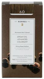 Korres Argan Oil Advanced Colorant 6.0 Ξανθό Σκούρο Φυσικό 50ml από το Pharm24