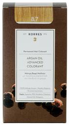 Korres Argan Oil Advanced Colorant 8.7 Καραμέλα 50ml από το Pharm24