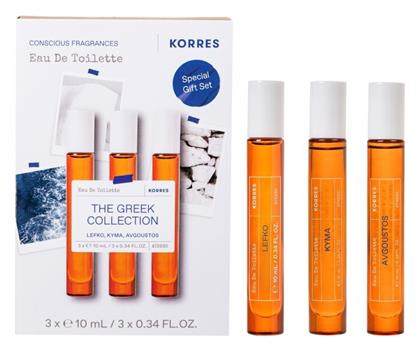 Korres Lefko Γυναικείο Σετ με Eau de Toilette 3τμχ
