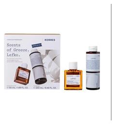 Korres Lefko Γυναικείο Σετ με Eau de Toilette