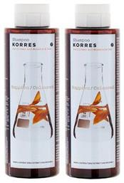 Korres Sunflower & Mountain Tea Σαμπουάν Διατήρησης Χρώματος για Βαμμένα Μαλλιά (2x250ml) 500ml από το Attica