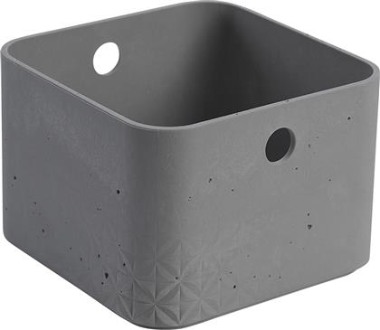 ΚΟΥΤΙ ΑΠΟΘΗΚΕΥΣΗΣ CURVER KETER BETON HALF CUBE ΠΛΑΣΤΙΚΟ 3L - 17X17X12CM