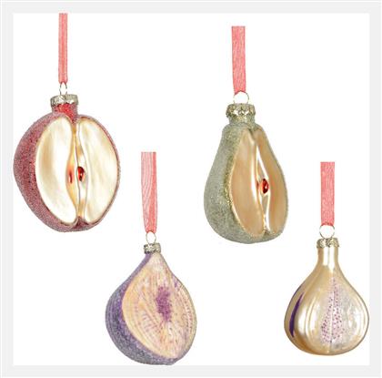 Κρεμαστό Στολίδι 8εκ. (Διάφορα Σχέδια/Χρώματα)