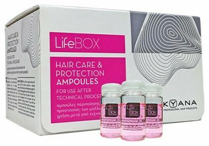 Kyana Life Box Αμπούλες Μαλλιών Αναδόμησης 8x10ml από το Letif