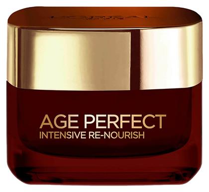 L'Oreal Paris Age Perfect Intensive Re-Nourish Rich Ενυδατική & Αντιγηραντική Κρέμα Προσώπου Ημέρας για Ξηρές Επιδερμίδες 50ml