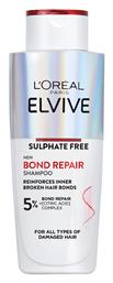 L'Oreal Paris Elvive Bond Repair Sulphate Free Σαμπουάν Αναδόμησης/Θρέψης για Ταλαιπωρημένα Μαλλιά 200ml από το Pharm24