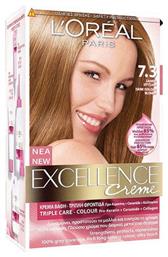 L'Oreal Paris Excellence Cream Colour 7.3 Ξανθό Χρυσαφί 48ml από το Pharm24